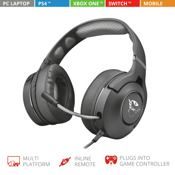 ყურსასმენი TRUST GXT 420 Rath Multiplatform Gaming Headset