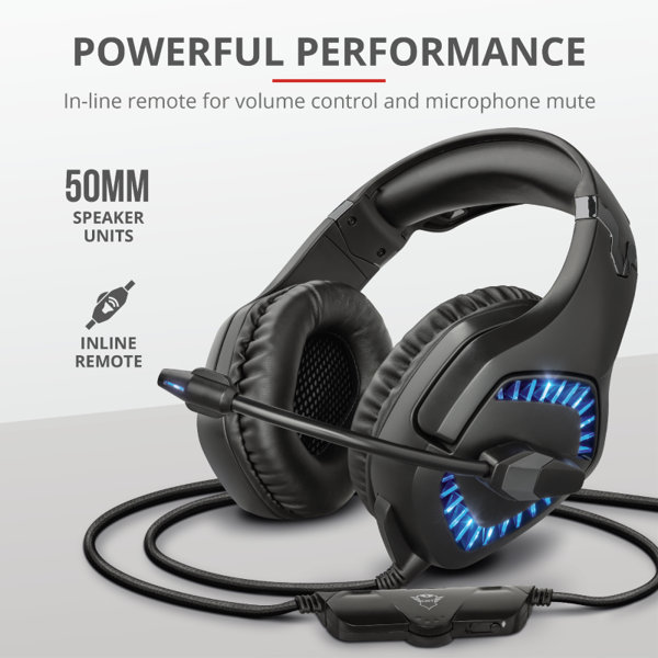 ყურსასმენი TRUST GXT460 VARZZ HEADSET