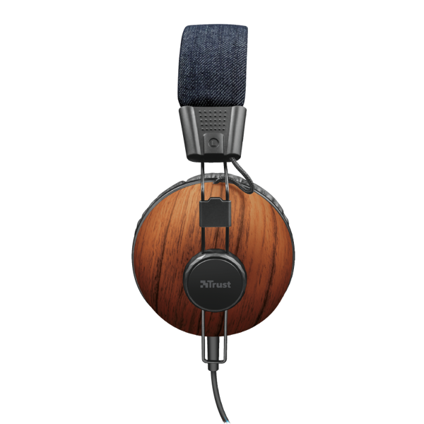 ყურსასმენი TRUST Noma headphones - denim wood