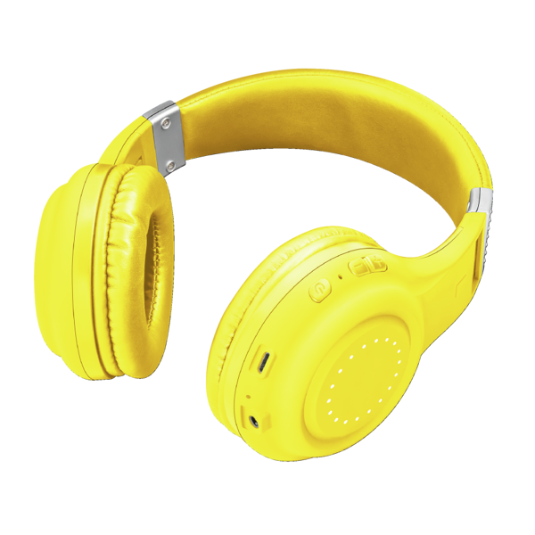 ყურსასმენი TRUST Dura Bluetooth wireless headphones - neon Yellow