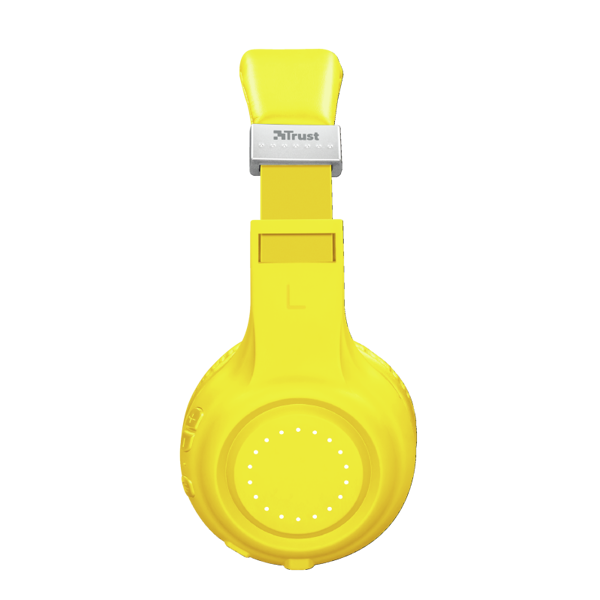 ყურსასმენი TRUST Dura Bluetooth wireless headphones - neon Yellow