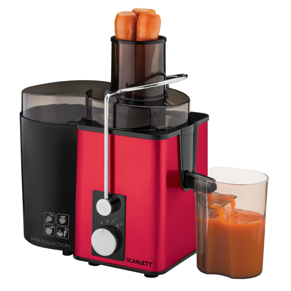 წვენსაწური SCARLETT SC-JE50S49 Juice extractor Red