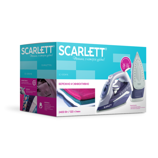 უთო SCARLETT SC-SI30K16 Steam iron