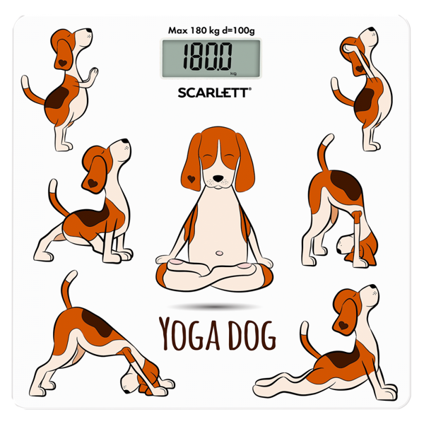 იატაკის სასწორი SCARLETT SC-BS33E082 Floor Scales (Yoga dog)