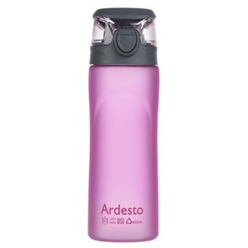 წყლის ბოთლი ARDESTO AR2205PR Bottle 600 ml, Plastic, Rose