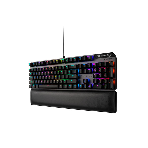 კლავიატურა ASUS Gaming Keyboard TUF Gaming K7 USB Optical-Mech Linear Ru Black