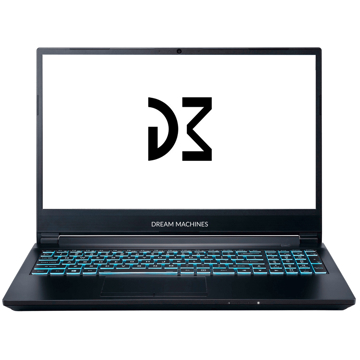 ნოუთბუქი Dream Machines G1660Ti-15UA41 15.6'' FHD IPS, AG Intel i5-9300H, 1024F, NVD1660Ti-6, 32GB, 1TB SSD DOS Black