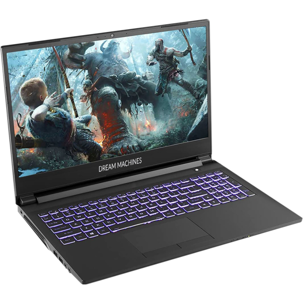 ნოუთბუქი Dream Machines G1660Ti-15UA41 15.6'' FHD IPS, AG Intel i5-9300H, 1024F, NVD1660Ti-6, 32GB, 1TB SSD DOS Black