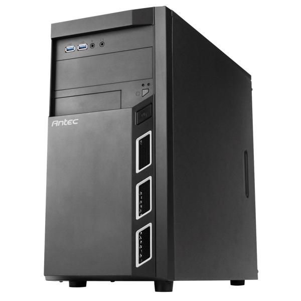 ქეისი Antec VSK3000 Elite-U3 micro-ATX Mini Tower Case, without PSU Black