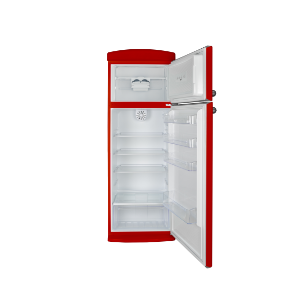 მაცივარი VESTEL SD325R A+, 210L Red