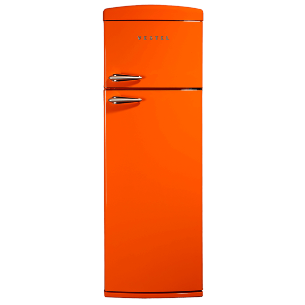 მაცივარი VESTEL SD3250R A+, 210L Orange