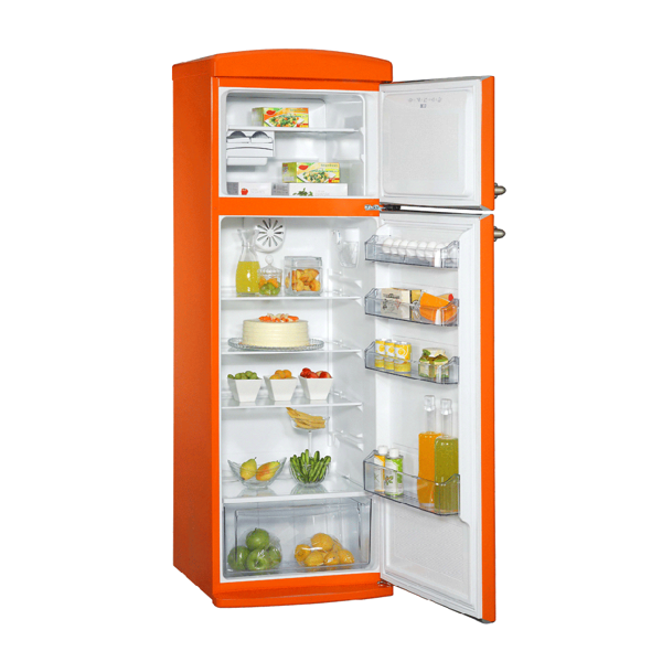 მაცივარი VESTEL SD3250R A+, 210L Orange