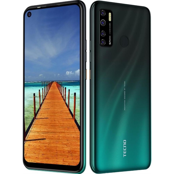 მობილური ტელეფონი TECNO Spark 5 Pro (KD7) 4GB, 64GB Dual SIM Ice Jadeite