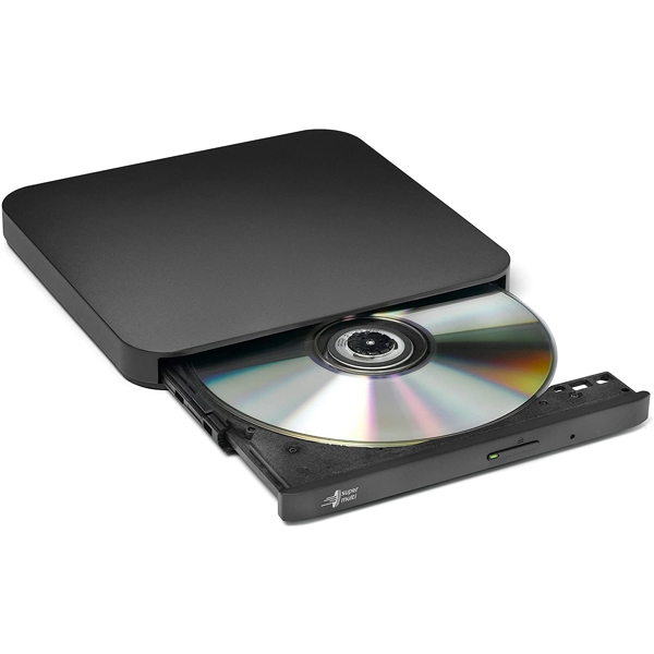 დისკის წამკითხველი Hitachi-LG GP90NB70 DVD-R/RW USB2.0 EXT Ret Ultra Slim Black