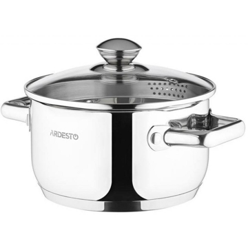 ქვაბი ARDESTO AR2825CS 2.5L 18cm stainless steel