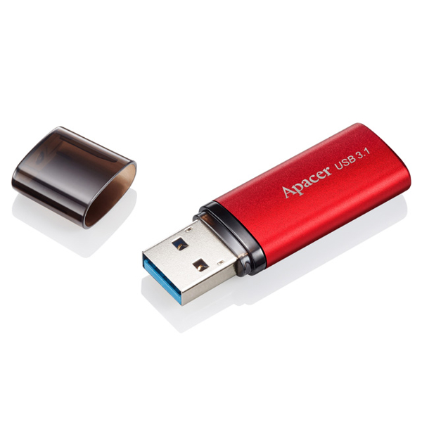 USB ფლეშ მეხსიერება Apacer 16GB USB 3.1 Gen1 AH25B Red