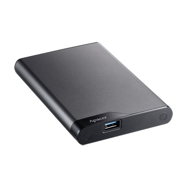 გარე მყარი დისკი Apacer AC632 Hard Drive 2.5" USB 3.1 2TB Metal Grey