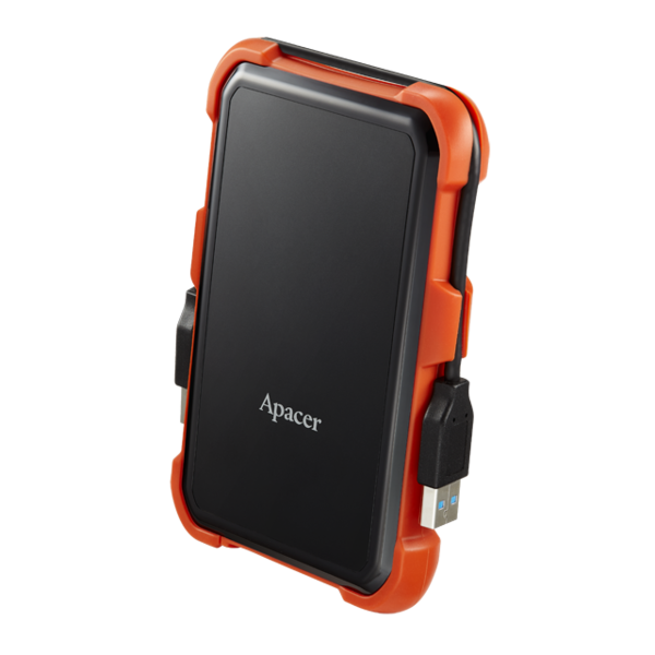 გარე მყარი დისკი Apacer 2.5" USB 3.1 1TB AC630 IP55 Black/Orange