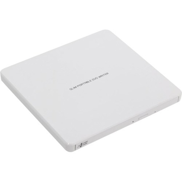 დისკის წამკითხველი Hitachi-LG GP60NW60 DVD-R/RW USB2.0 EXT Ret Ultra Slim White