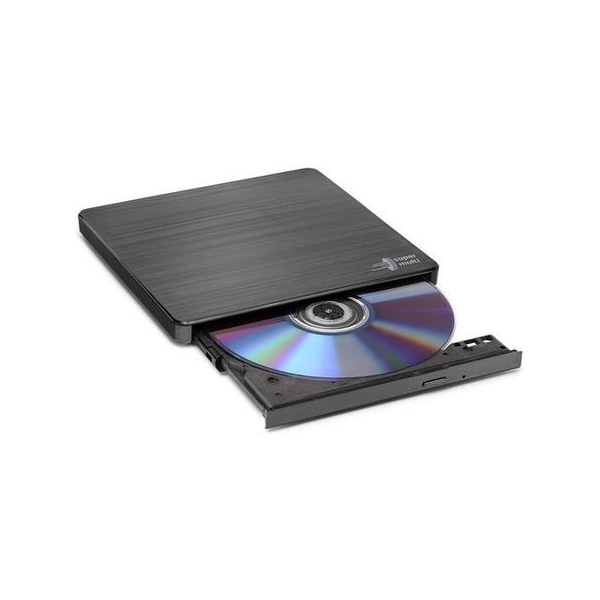 დისკის წამკითხველი Hitachi-LG GP60NB60 DVD-R/RW USB2.0 EXT Ret Ultra Slim Black