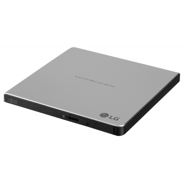 დისკის წამკითხველი Hitachi-LG GP57ES40 DVD-R/RW USB2.0 EXT Ret Ultra Slim Silver