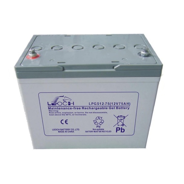 აკუმლატორი LEOCH LP12-75 Rechargable Battery (12V75AH) 259*168*208*214MM T9