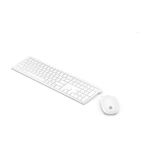 კლავიატურა + მაუსი HP 4CF00AA Wireless Keyboard and Mouse 800 White