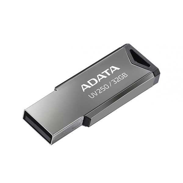 USB ფლეშ მეხსიერება ADATA AUV250-32G-RBK UV250 32GB USB 2.0 Silver