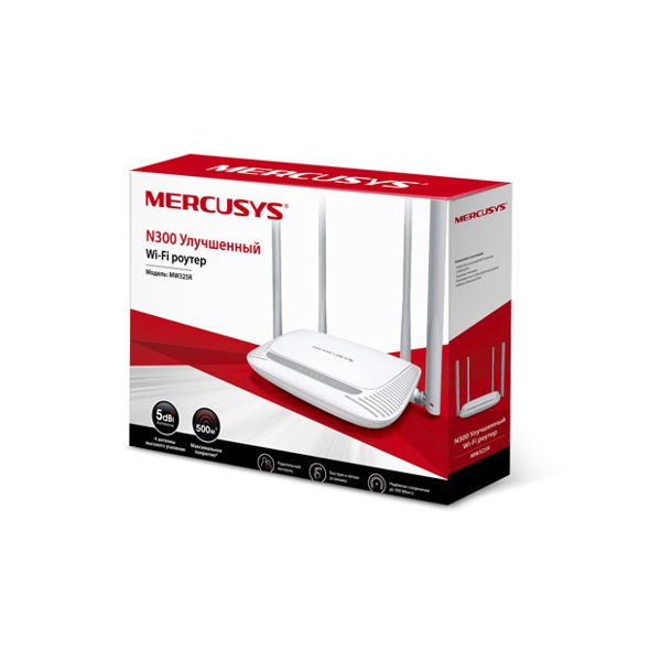 როუტერი MERCUSYS MW325R 300Mbps Enhanced Wireless N Router