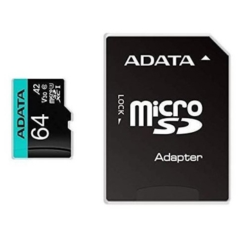 SD ბარათი ADATA AUSDX64GUI3V30SA2-RA1 MICRO SD 64GB