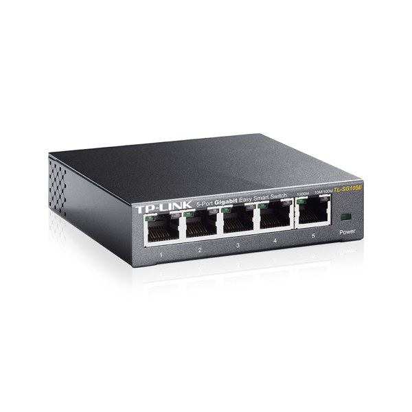 სვიჩი TL-SG105E TP-Link 5-Port 10/100/1000Mbps Smart Switch