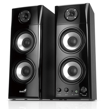 დინამიკები SP-HF1800A Genius Black Three-Way Wood Hi Fi Speakers 50W