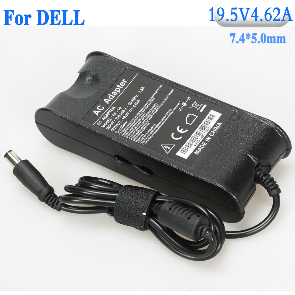 DELL ADAPTOR 90W 19.5V 4.62A Connector size: 7.4*5.0 mm