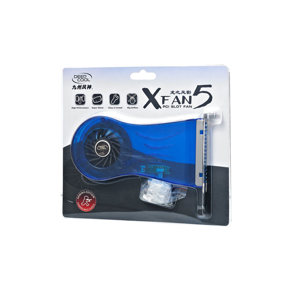 ქილერი XFAN 5 Deepcool System Cooling Fan Occupying one PCI slot Ф65×12mm (Turbo Fan)