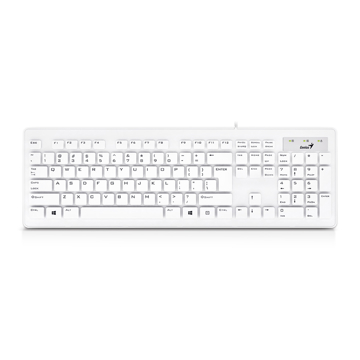 კლავიატურა SlimStar 130 Genius Slim Keyboard USB White