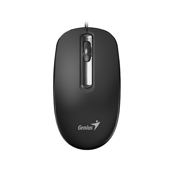 მაუსი DX-130 Black Genius Optical Mouse USB