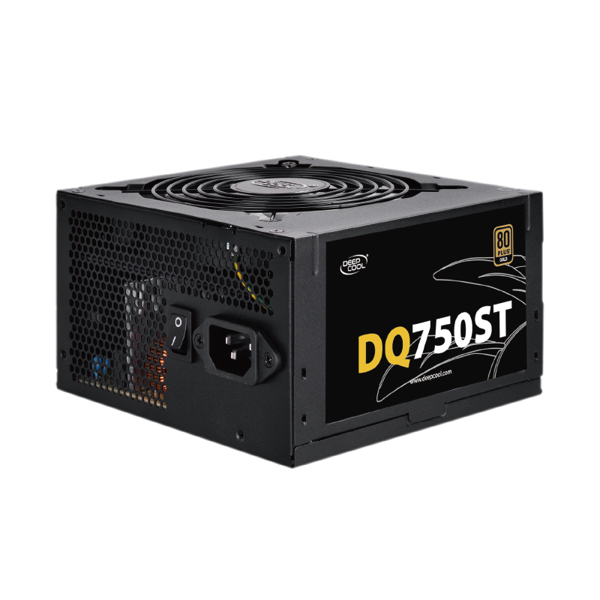 კვების ბლოკი Deepcool DQ750ST 750W real power supply with 80Plus Gold Certified and 120mm