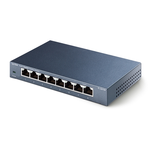 სვიჩი TL-SG108 TP-Link 8-Port Gigabit 10/100/1000Mbps Desktop Switch