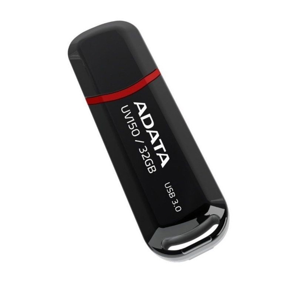 USB ფლეშ მეხსიერება ADATA AUV150-32G-RBK UV150 Flash drive 32GB USB 3.1