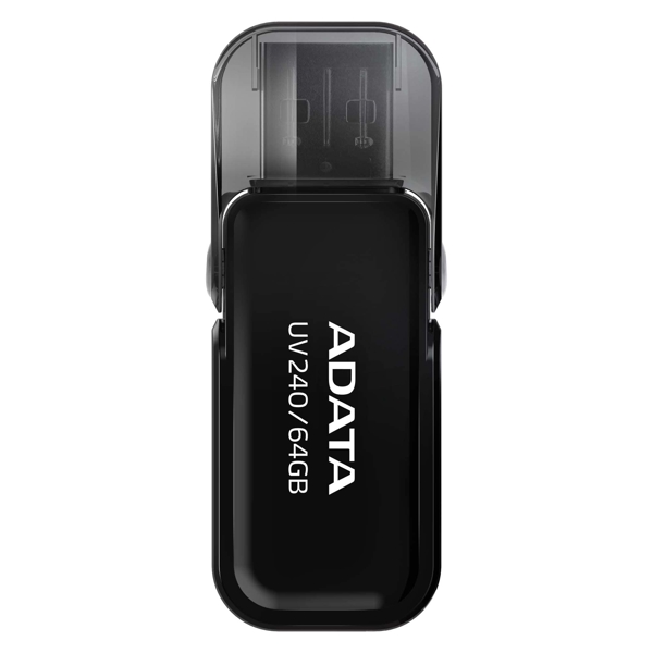 USB ფლეშ მეხსიერება ADATA AUV240-32G-RBK BLACK usb 2.0 32GB