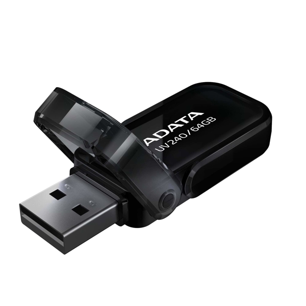 USB ფლეშ მეხსიერება ADATA AUV240-32G-RBK BLACK usb 2.0 32GB