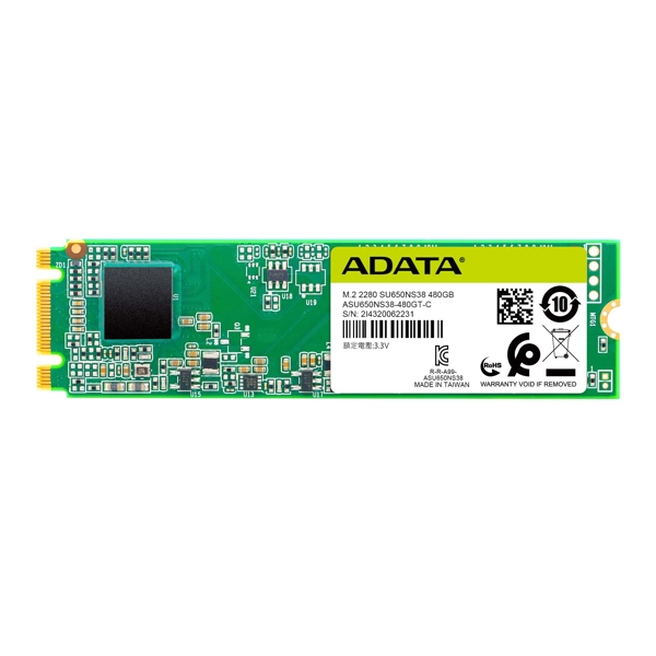 მყარი დისკი SSD ADATA ASU650NS38-480GT-C M.2 2280 480GB