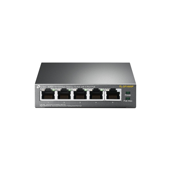 TL-SF1005P TP-Link 5-Port 10/100Mbps Desktop Switch with 4-Port PoE