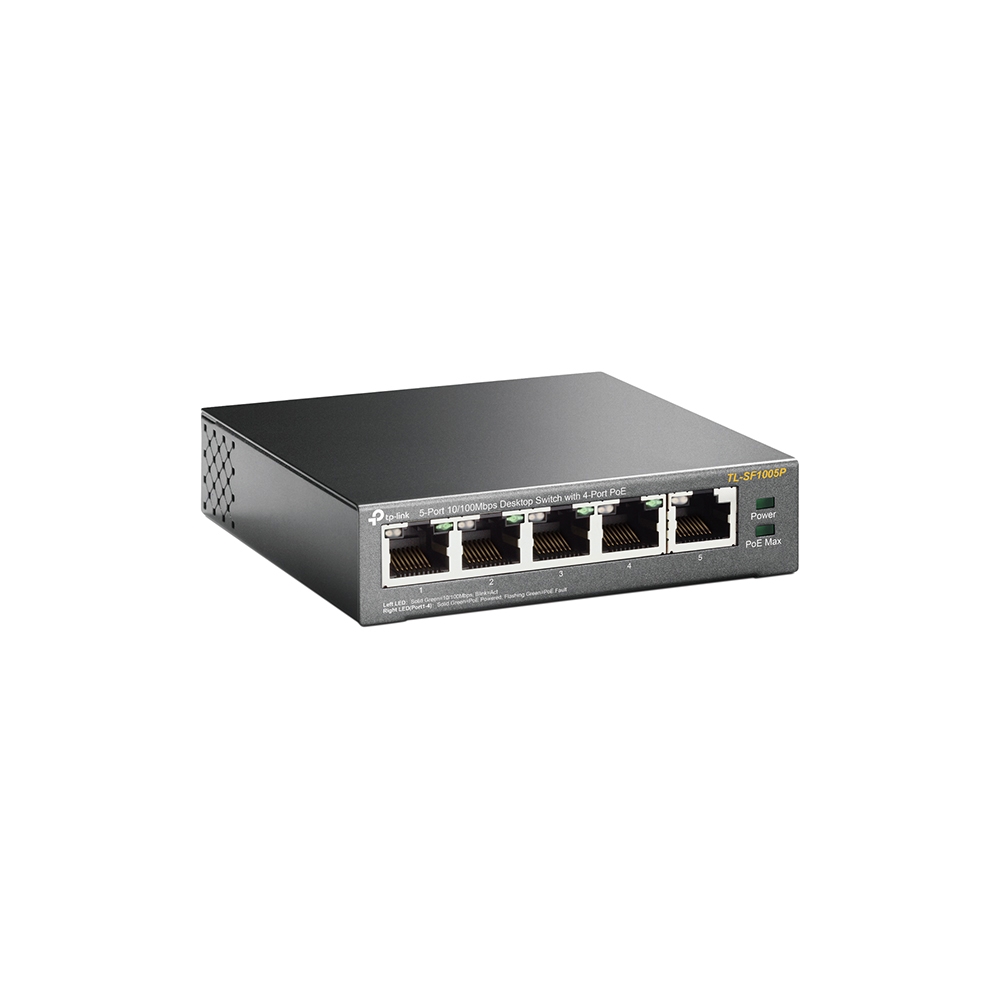 სვიჩი TL-SF1005P TP-Link 5-Port 10/100Mbps Desktop Switch with 4-Port PoE