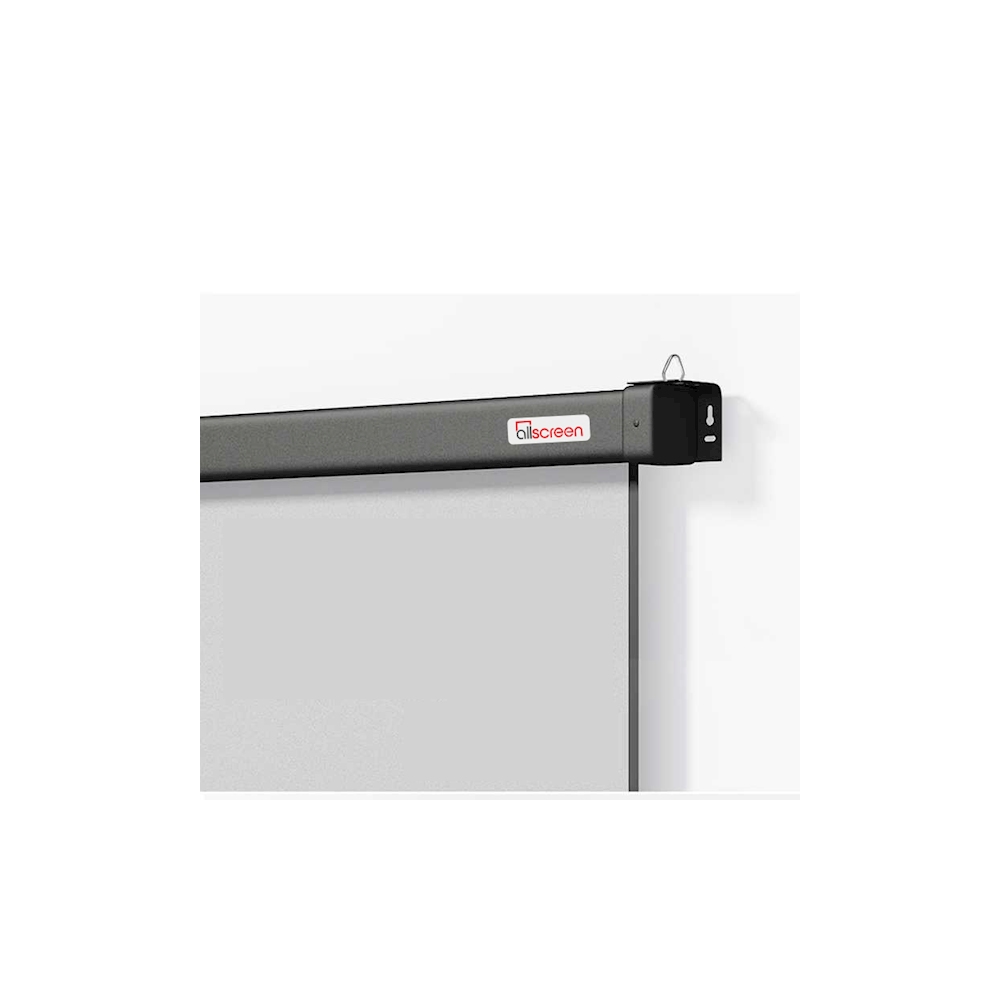 პროექტორის ეკრანი ALLSCREEN MANUAL PROJECTION SCREEN 160X160CM HD FABRIC CWP-6363B Black