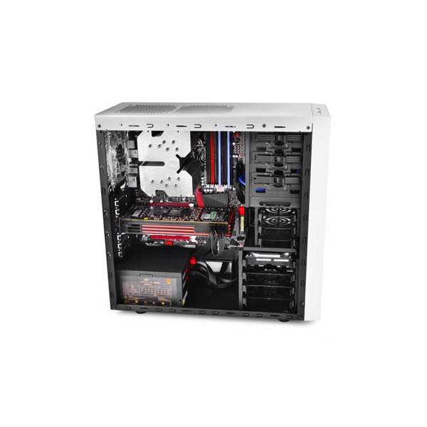 ქეისი TESSERACT SW-WH Deepcool Mid Tower Case 1xUSB3.0 1xUSB2.0 Black+white