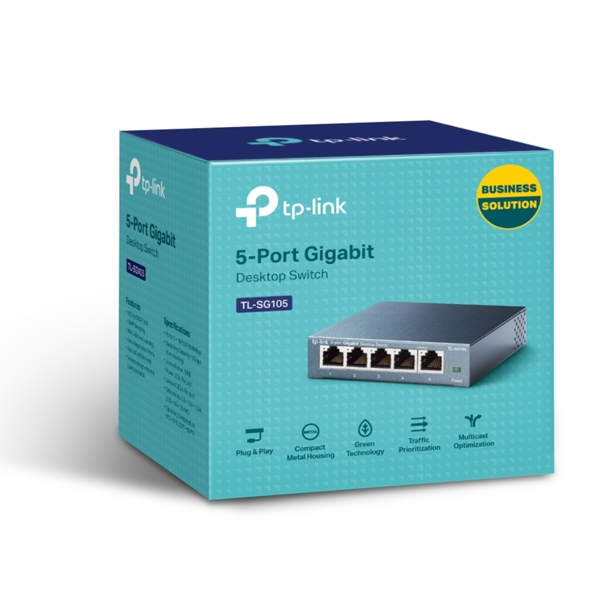 TL-SG105 TP-Link 5-Port 10/100/1000Mbps Desktop Switch