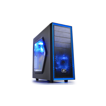 ქეისი TESSERACT SW Deepcool Mid Tower Case 1xUSB3.0 1xUSB2.0 Black