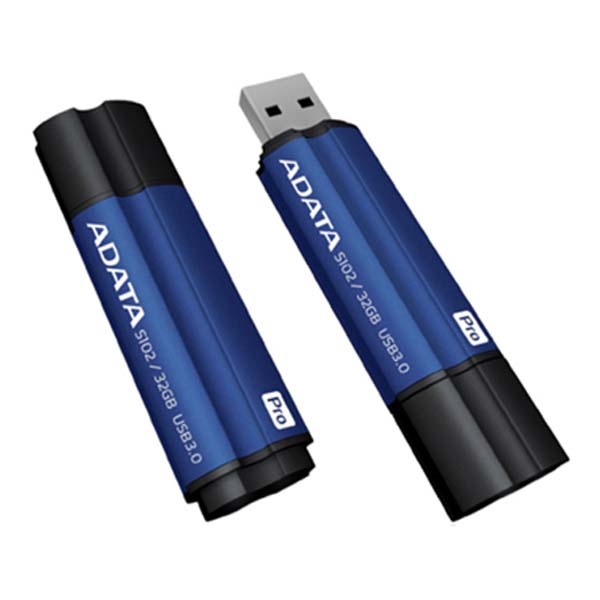 USB ფლეშ მეხსიერება ADATA AS102P-32G-RBL S102 Pro 32GB Blue USB 3.1