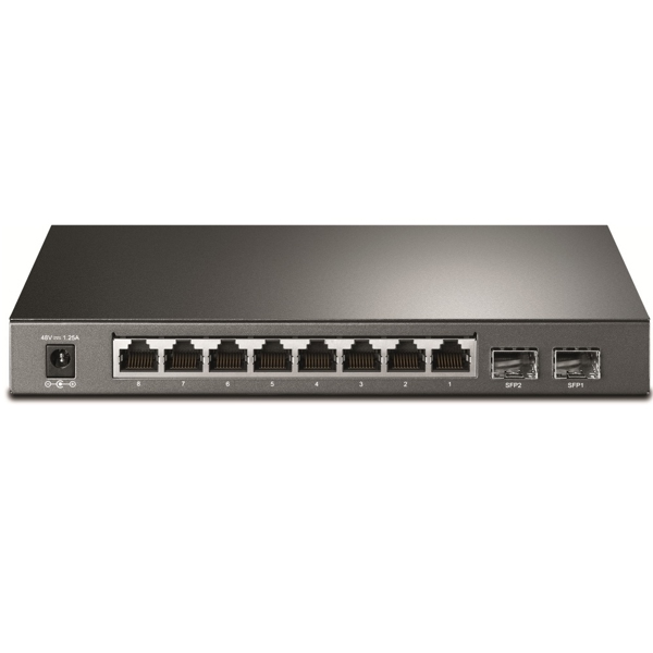 სვიჩი T1500G-10PS (TL-SG2210P)  TP-Link 8-Port Gigabit Smart PoE Switch